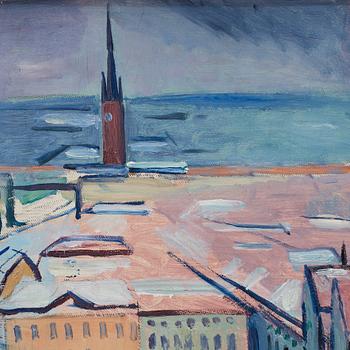 Einar Jolin, "Utsikt över Stockholm".