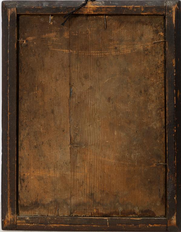 Glasmålning, omkring 1800, Ängel.