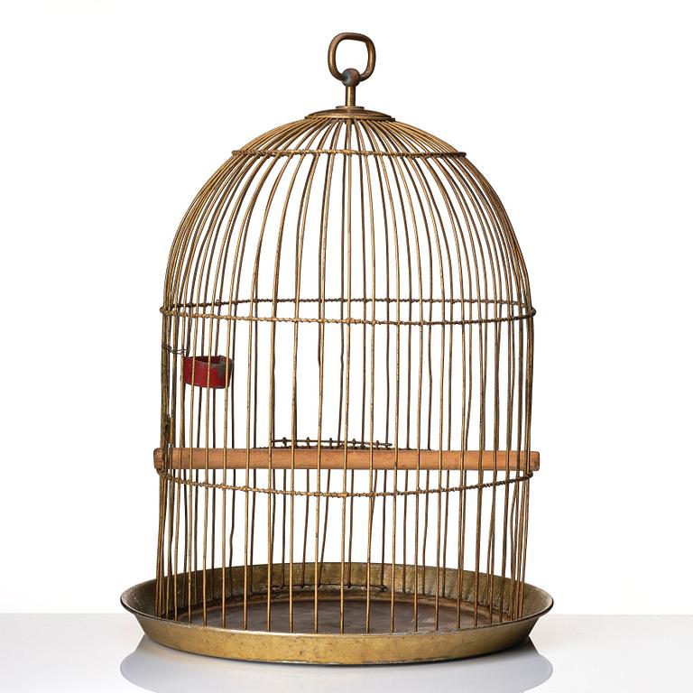 Firma Svenskt Tenn, a birdcage, latter half of the 20th century, provenance Estrid Ericson.