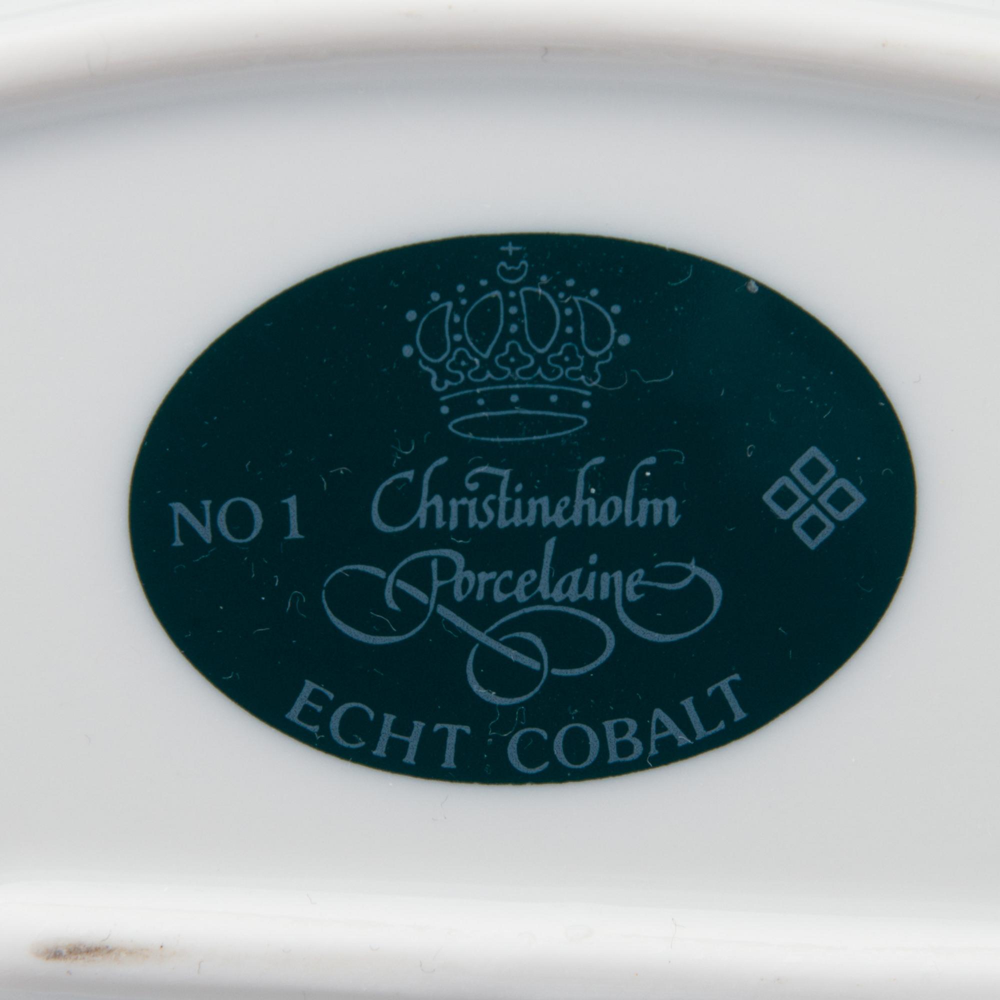 MATSERVIS, 31 delar, porslin, "Eternell", Christineholm Porcelaine 1990-tal.