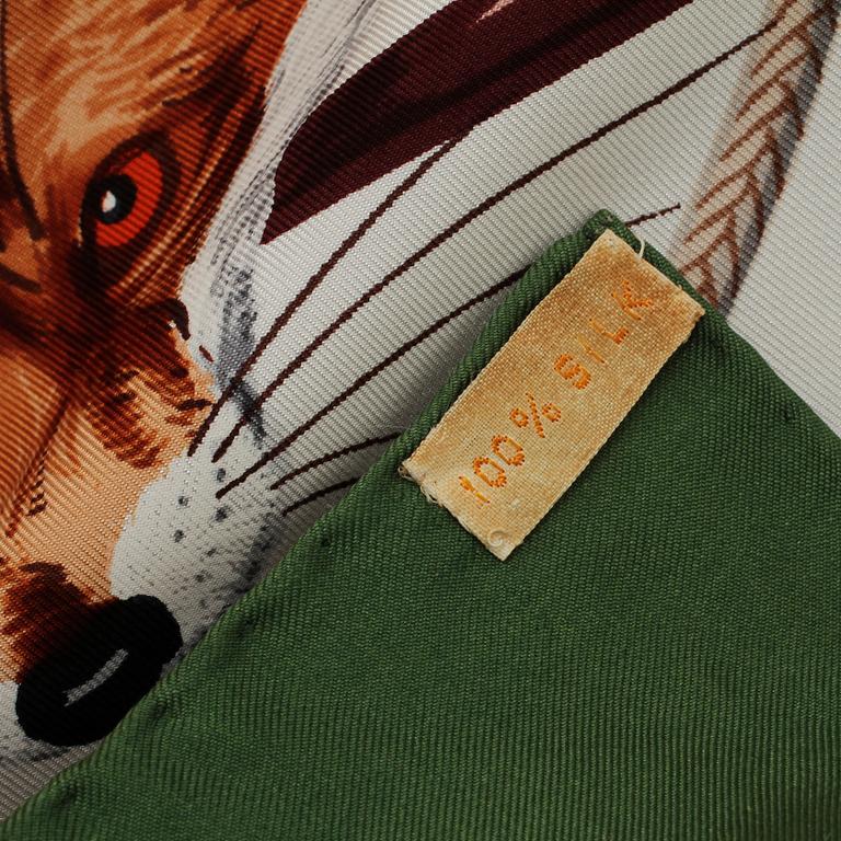 SCARF, siden, "Le Renard", Henri de Linares, Hermès, Paris, 1900-talets andra hälft.