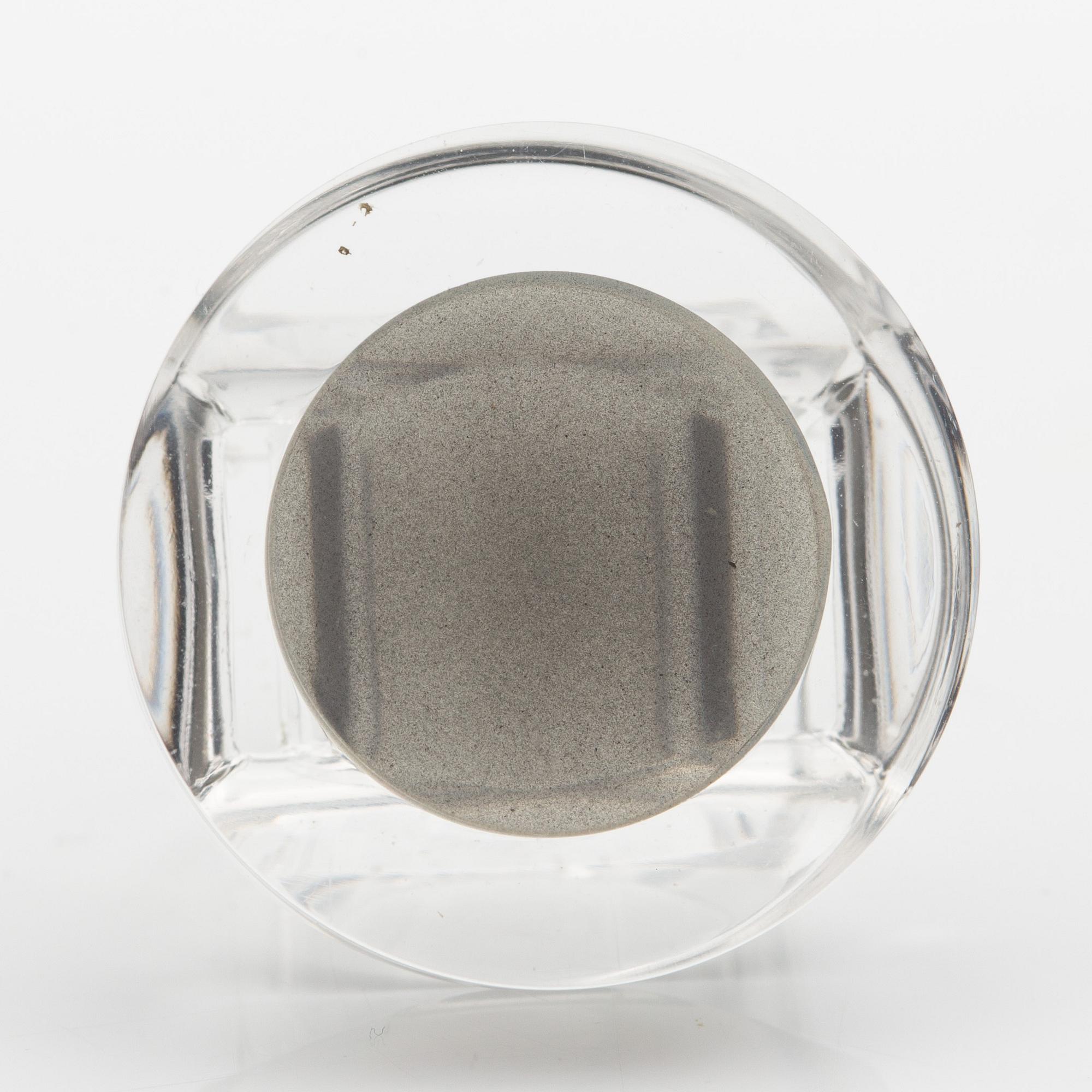 Siv Lagerström, three rings, acrylic plastic, 1970s.