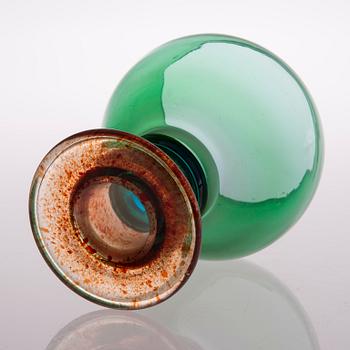 KAJ FRANCK, POKAL, glas, signerad Kaj Franck Nuutajärvi Notsjö.