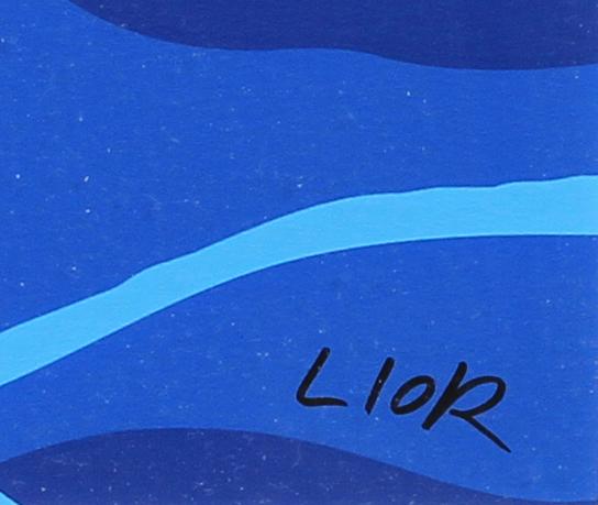 RON LIOR, färgseriegrafi. Sign o numr 180/250.