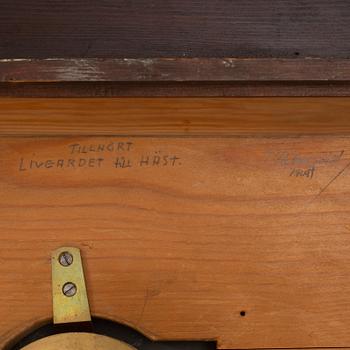 A wall clock, Linderoth, Stockholm, circa 1900.