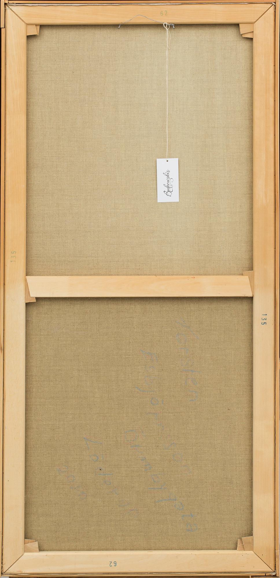 TORSTEN ESBJÖRNSSON,  oil on canvas. Signed a tergo.