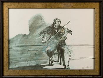 CLAUDE WEISBUCH, lithograph, signed and numbered 154/250.