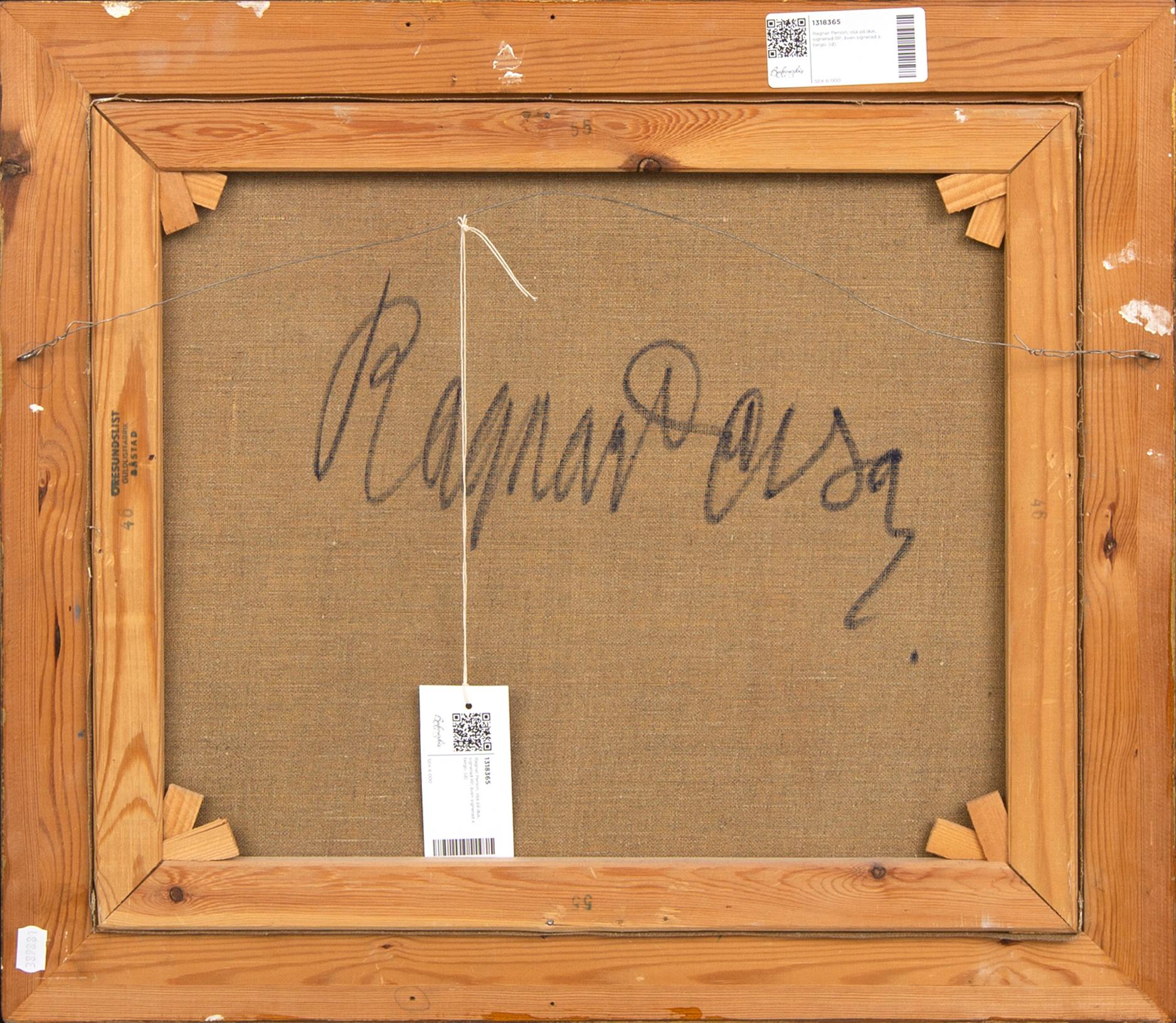 Ragnar Person, a signed oil on canvas.