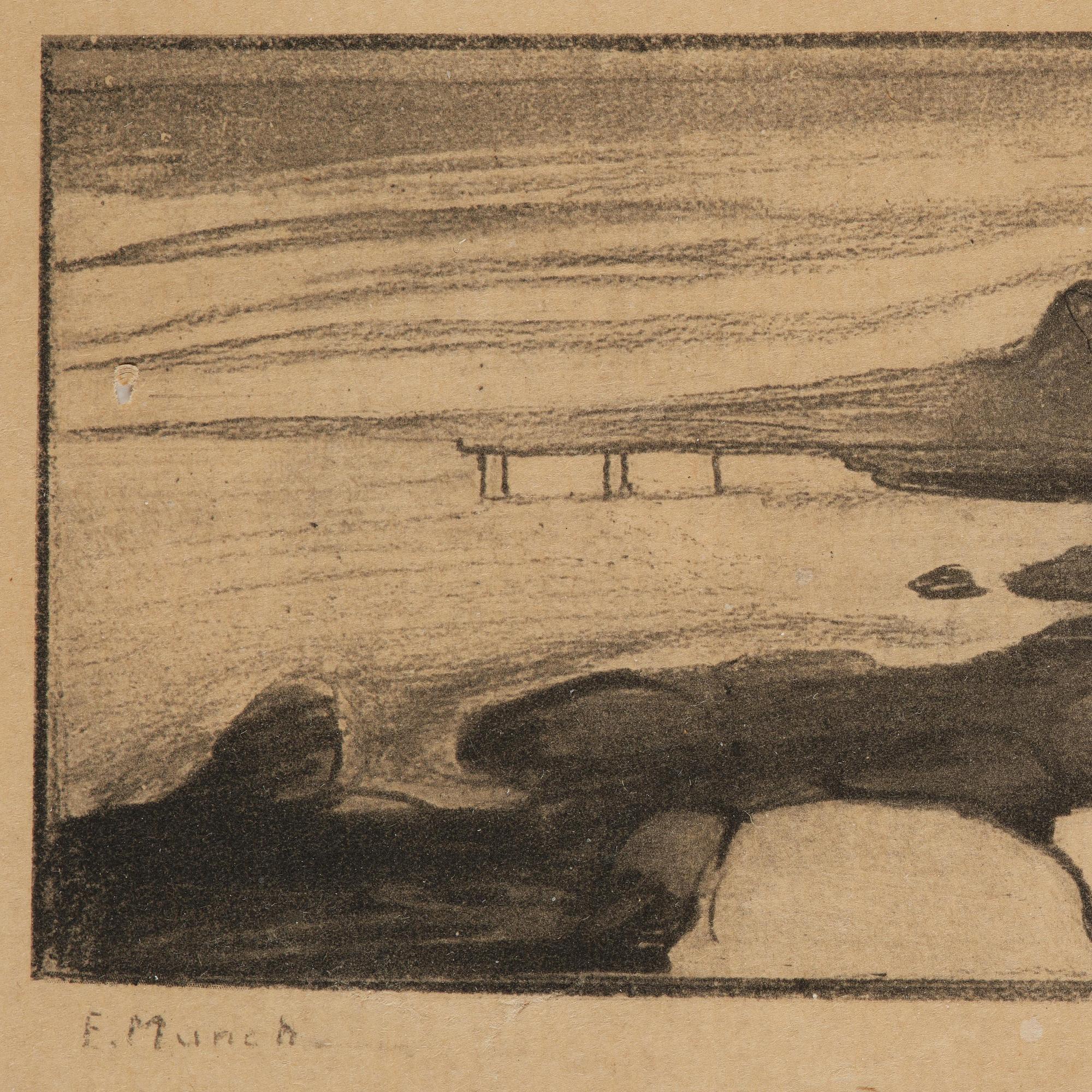 Edvard Munch, efter, "Melankoli".