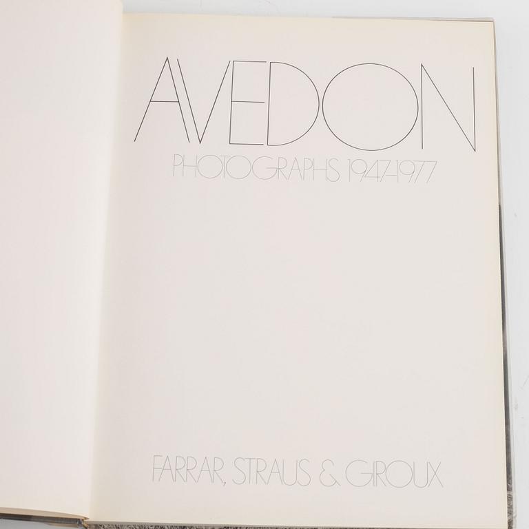 Richard Avedon, photo books, four volumes.