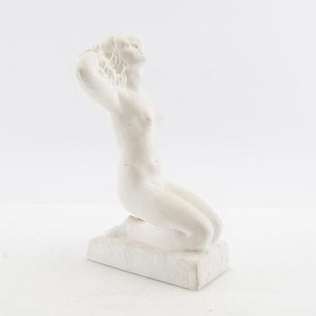 Carin Nilson, skulptur Knästående modell.