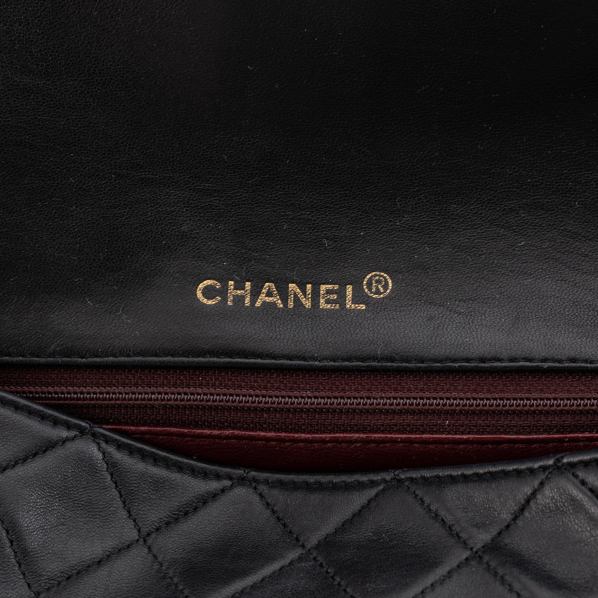 Chanel, a quilted leather 'Flap' bag, 1989-91.