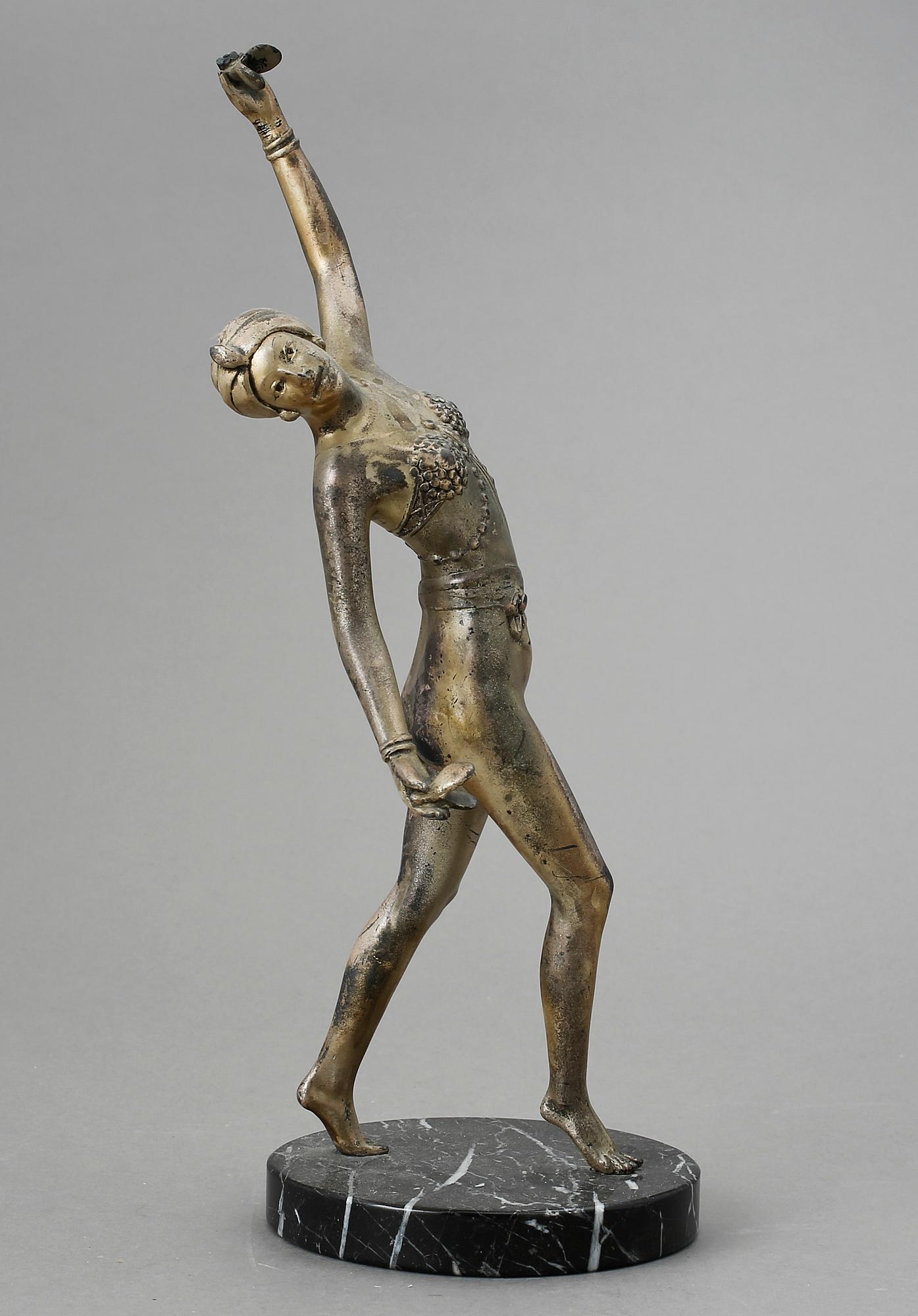 SKULPTUR, metall, 1900-talets andra kvartal.