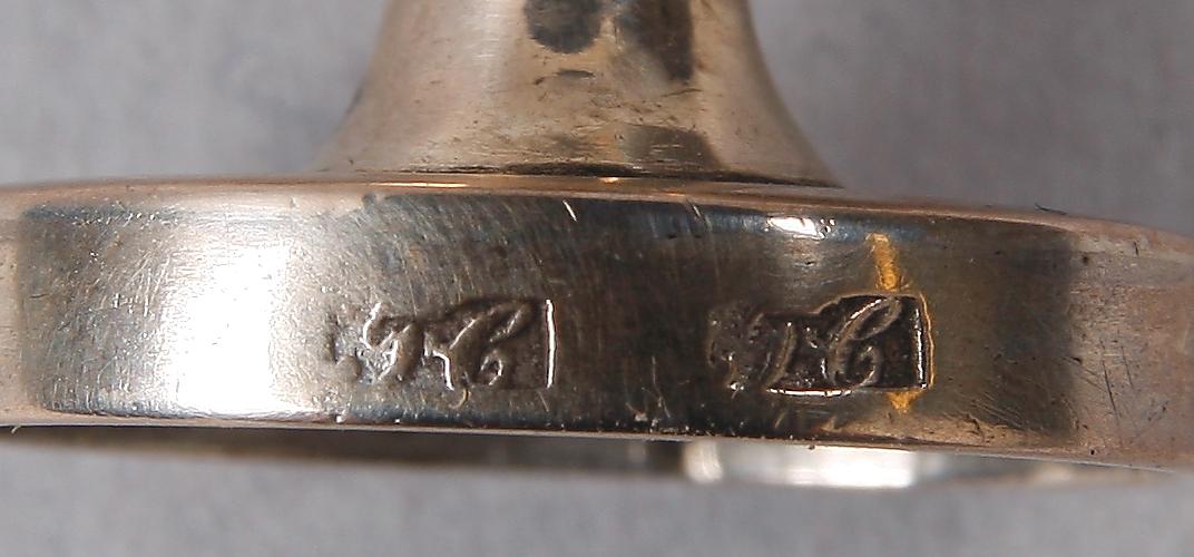 SVAMPDOSA, silver, 1800-tal.