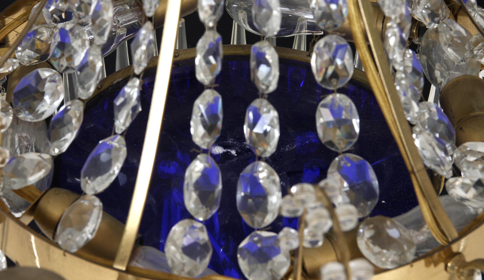 LJUSKRONA, gustaviansk stil, 1900-tal. H 75.