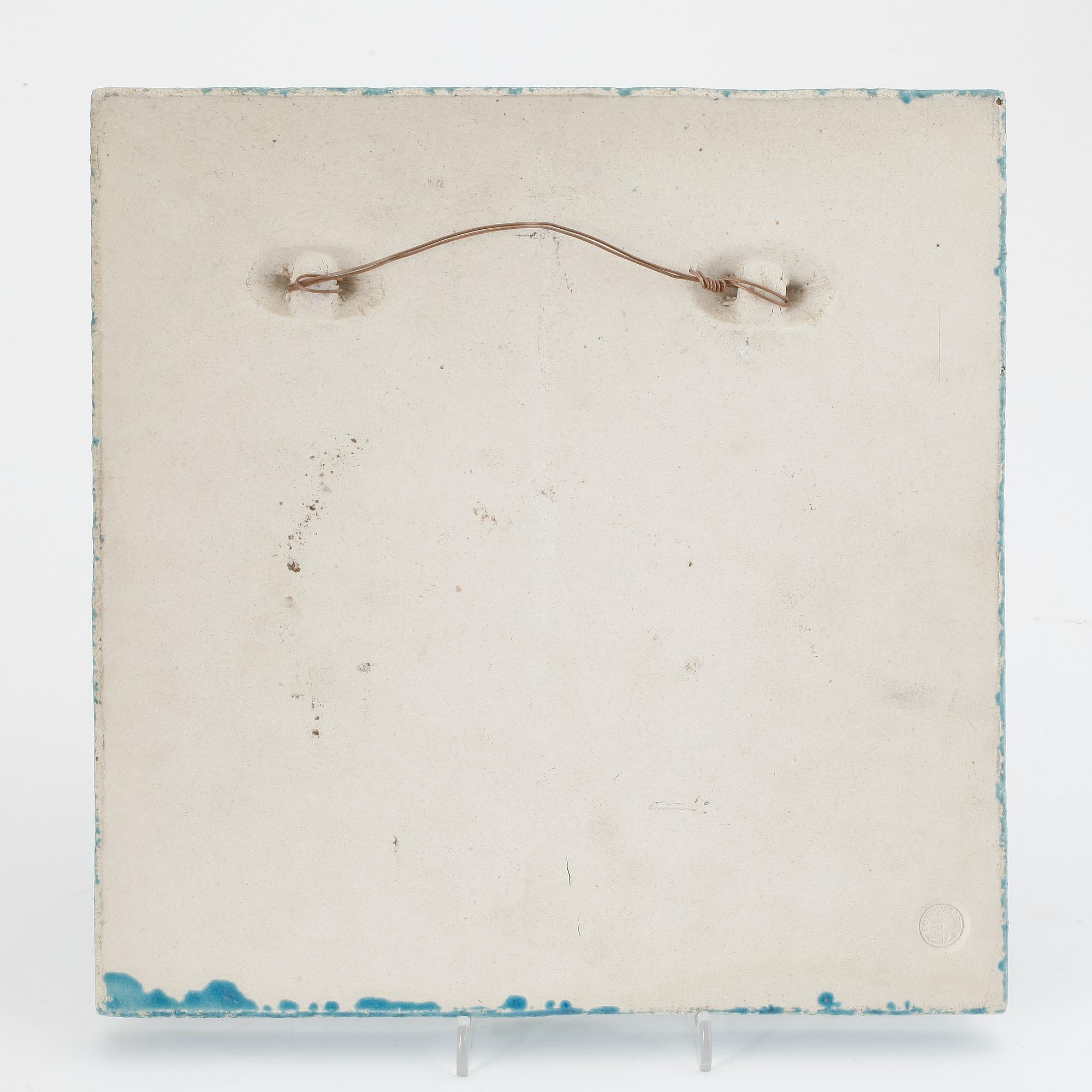 VÄGGRELIEF, stengods, Stig Lindberg, Gustavsberg.