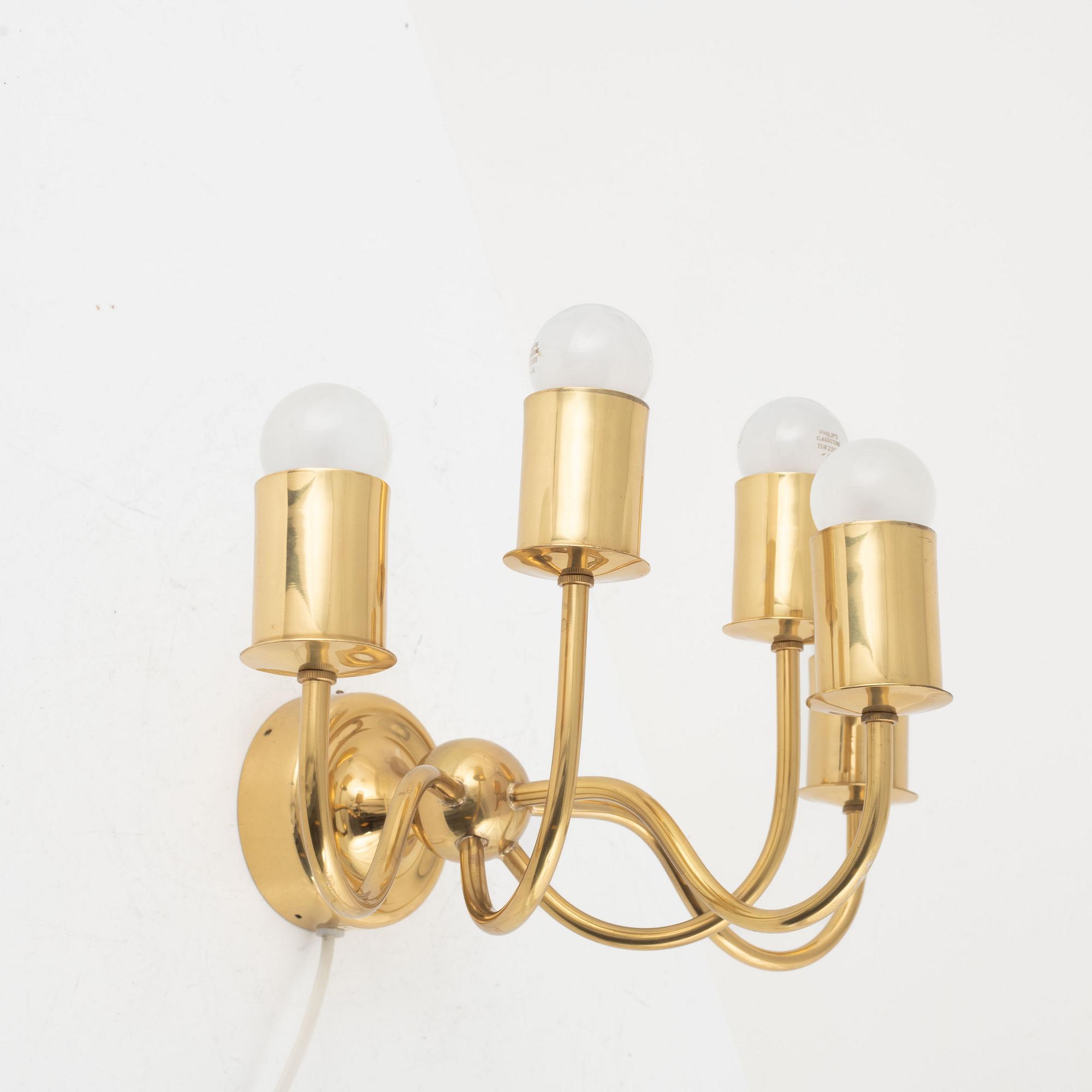 Josef Frank, vägglampa, Firma Svenskt Tenn, modell G2571/5.