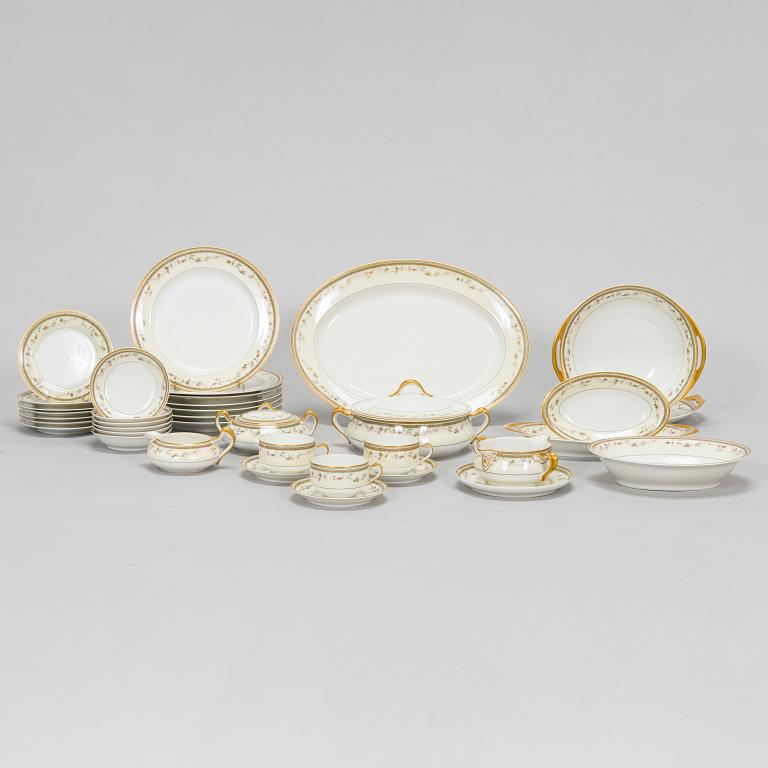 A 40-piece porcelain 'Yale' dinnerware set from Haviland & Co, Limoges, France.