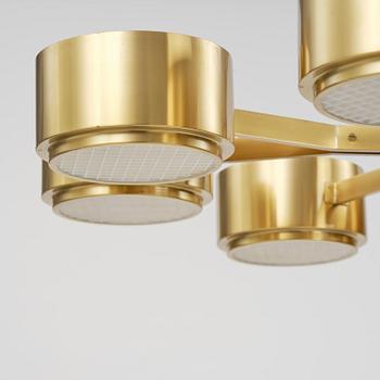 Hans-Agne Jakobsson, taklampa, modell "T 493/8", Hans-Agne Jakobsson AB, Markaryd, 1970-tal.