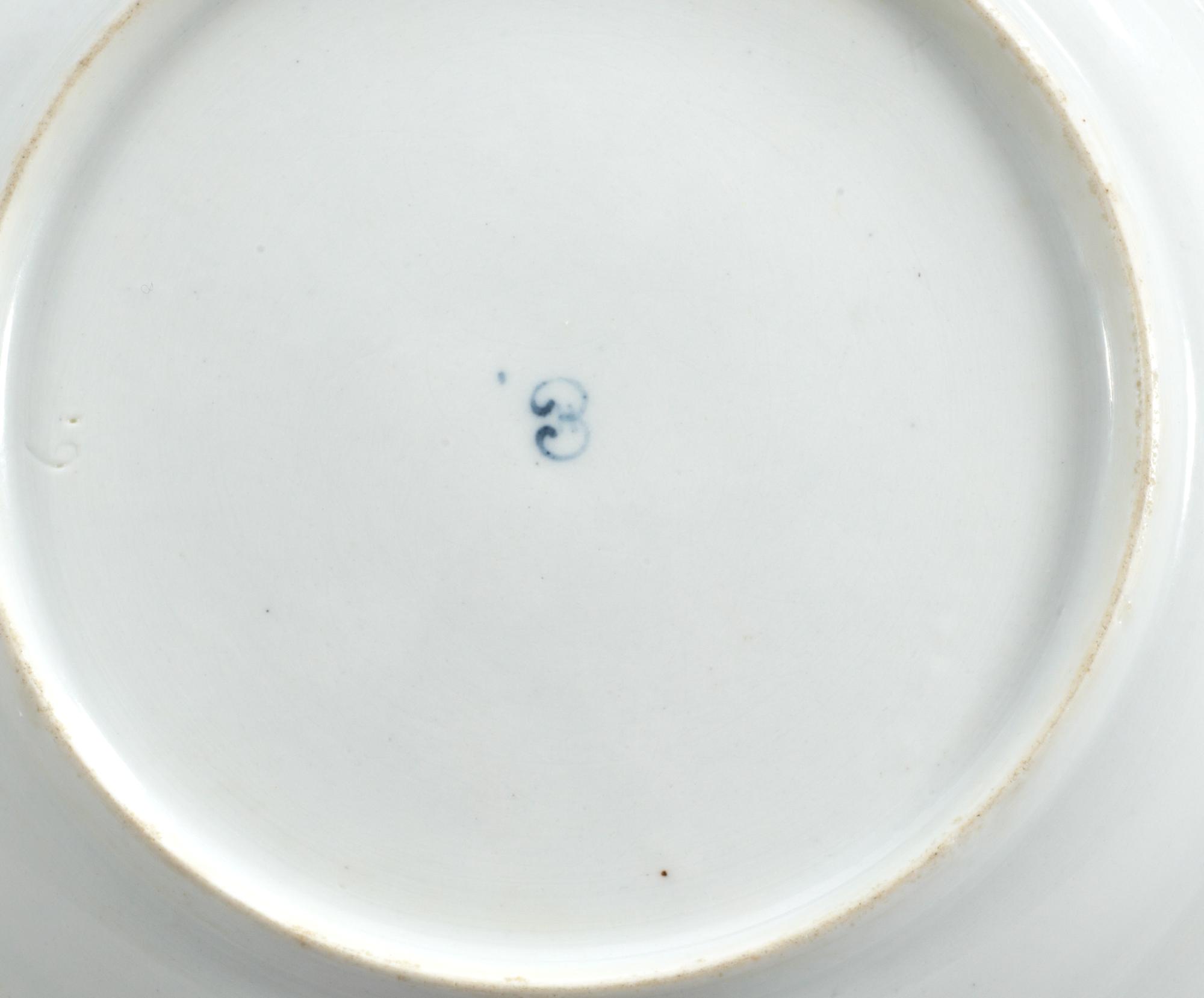 A set of 12 dinner plates, Imperial porcelain manufactory period of Empress Catherine the Great.