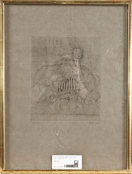 HANS BELLMER, litografi, sign. o numr. "52/100".