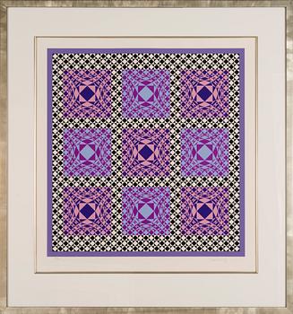 VICTOR VASARELY, serigrafi, signerad, numrerad 227/250.