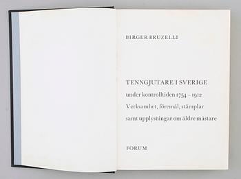 BOK: Tenngjutare i Sverige under kontrolltiden 1754-1912, Birger Bruzelli, Forum 1967.