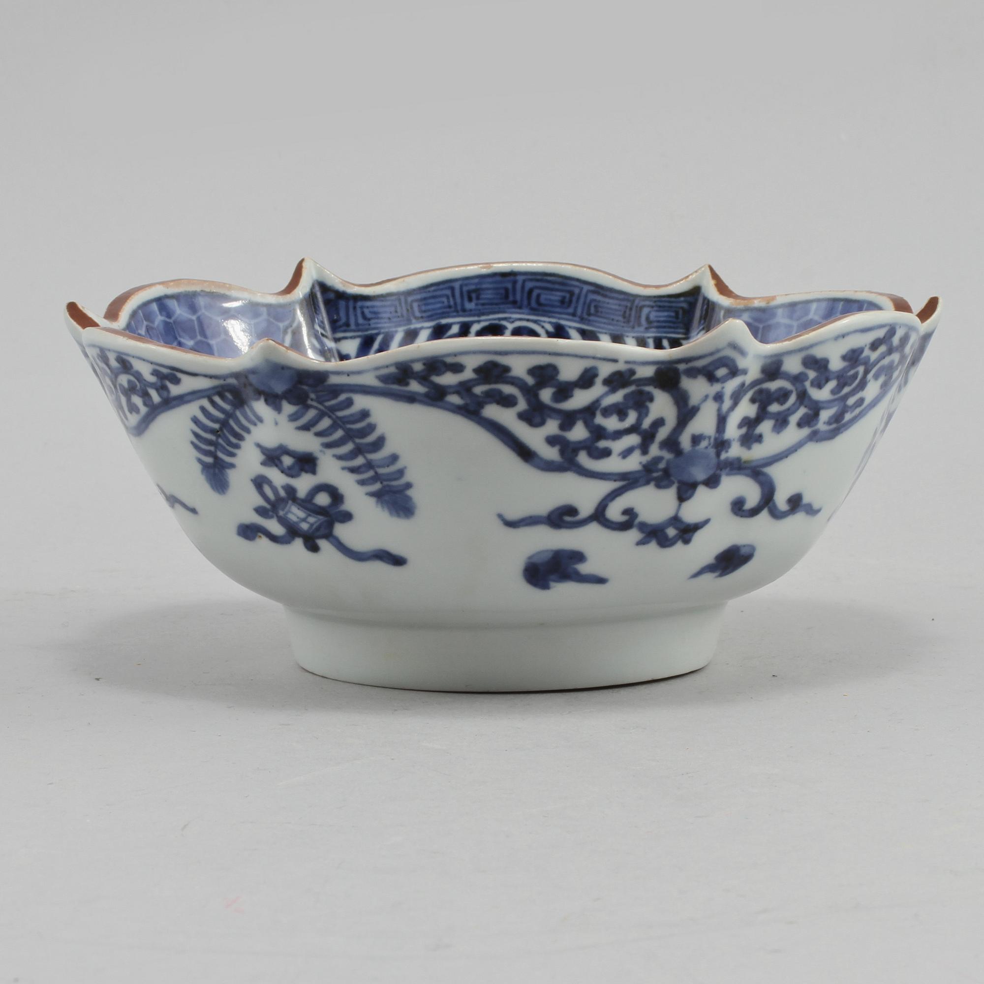 SKÅL, porslin Kina, 1700-tal.
