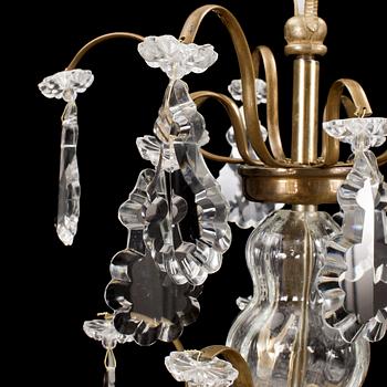 LJUSKRONA, rokokostil, 1900/2000-tal. Höjd: ca 55 cm.