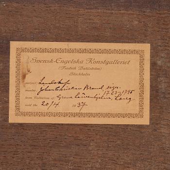 Johann Christian Brand, Landskap med figurer vid bäck.