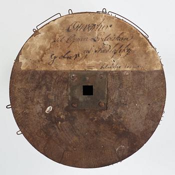 GOLVUR med spelverk, av Peter Strand 1798, med 14 stycken musikrullar. Sengustavianskt.