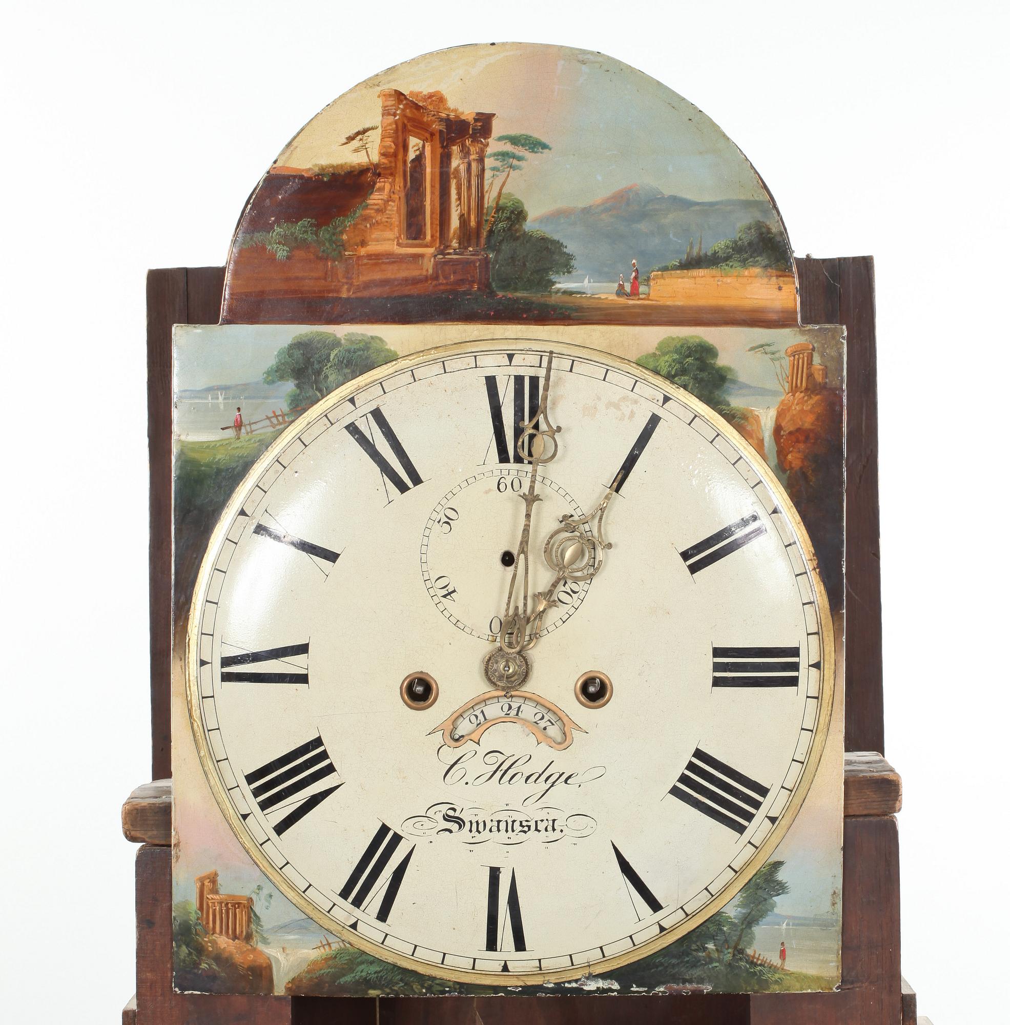 GOLVUR, märkt C Hodge, Swansea, England, 1800-tal.