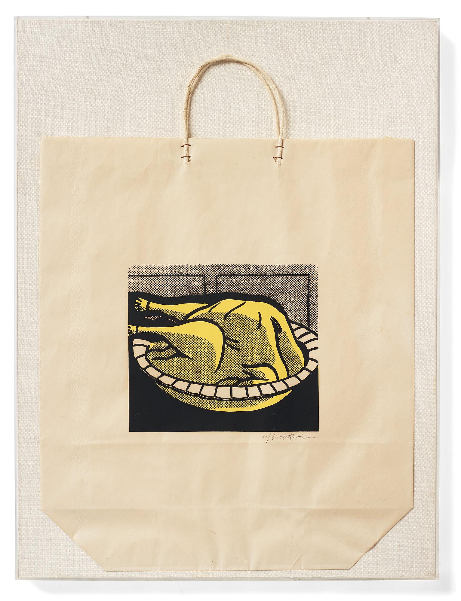 Roy Lichtenstein, "Turkey shopping bag".