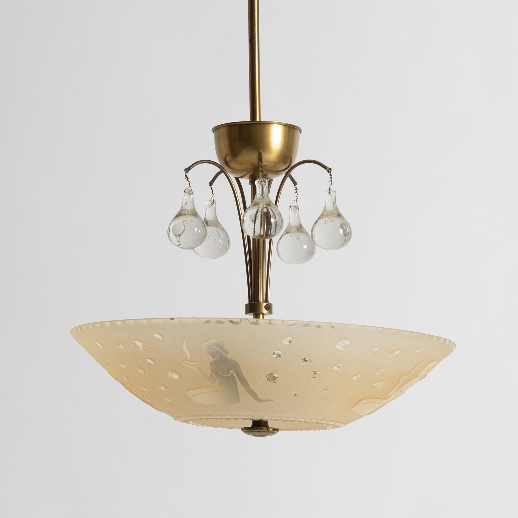 Taklampa, Swedish Grace, 1900-talets första hälft.