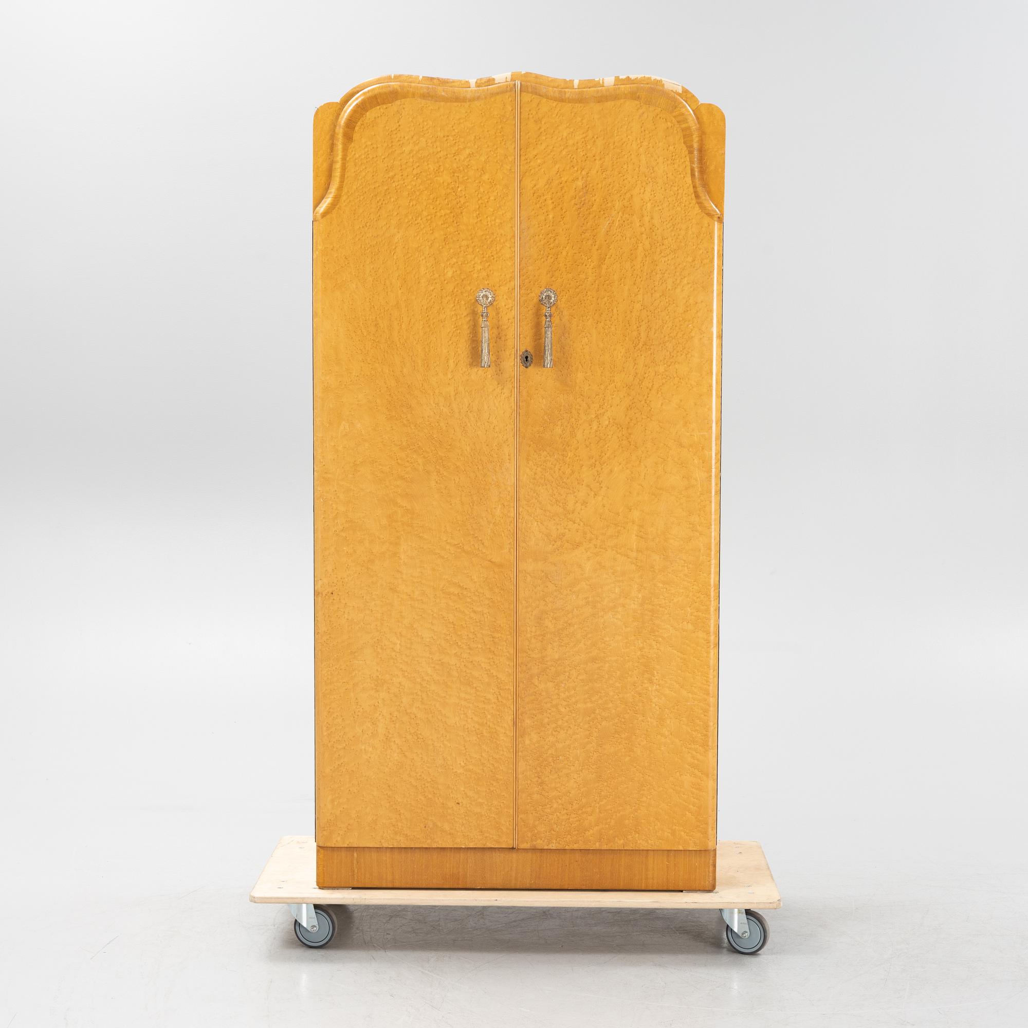 A Durable Suites Ltd birch cabinet, second half of the 20th century.