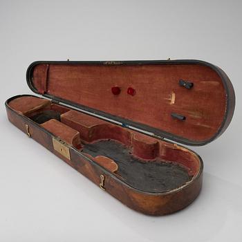 An 18th century violin case.