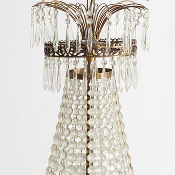 Ljuskrona, empirestil, 1900-talets andra hälft.