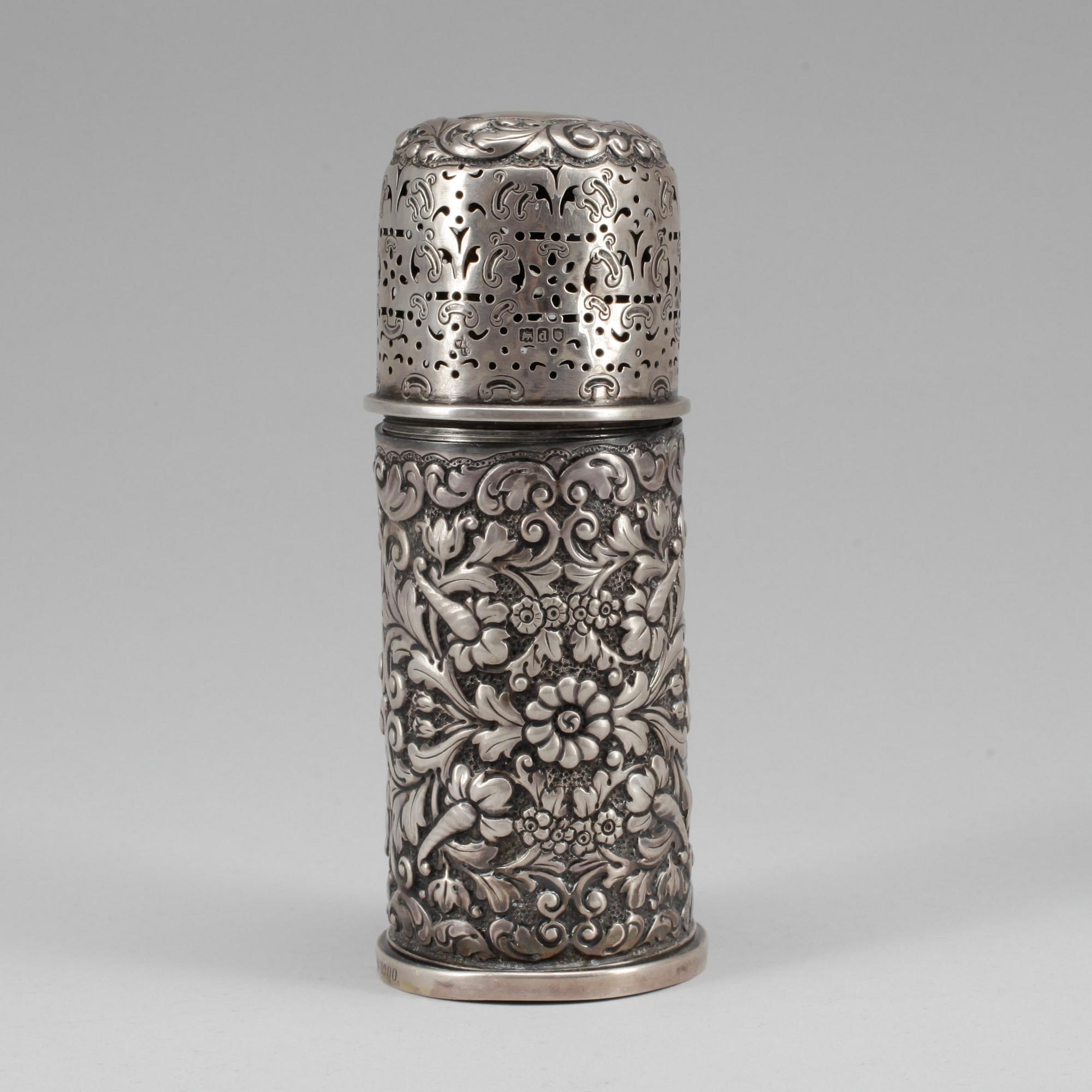 PARTI SILVER, 4 delar, England. 1800-tal. Total vikt ca 518 g.