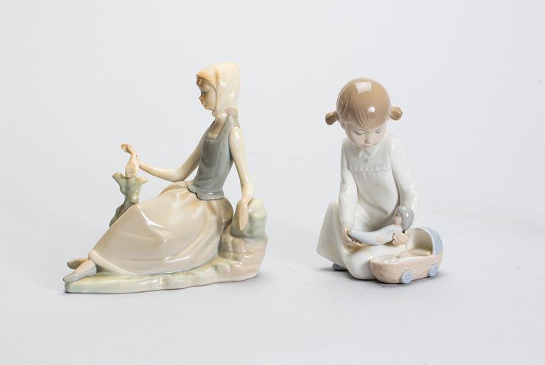 FIGURINER, 2 stycken Lladro.