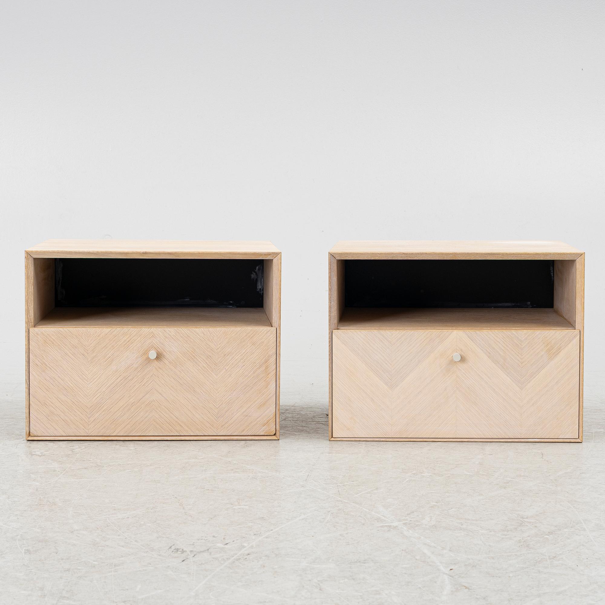 Michael H. Nielsen, sängbord, ett par, "Luxe", Bolia.