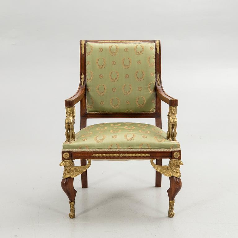Armchair, Empire style, 20th century.