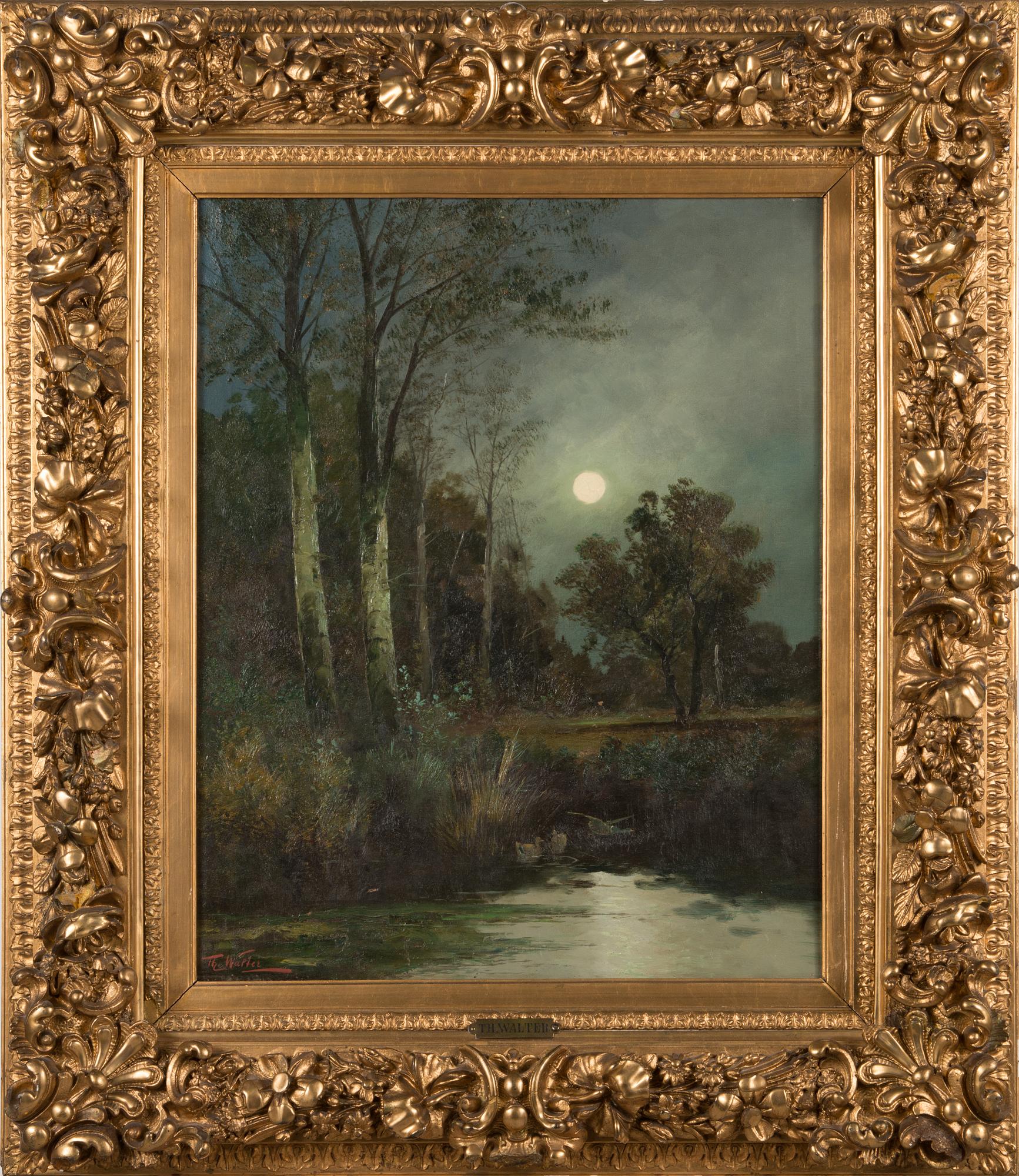 Karl Kaufmann, oil on canvas, signed Th.Walter.
