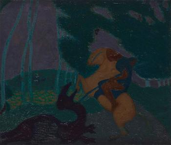 670. Pelle Swedlund, Sankt Göran och draken.
