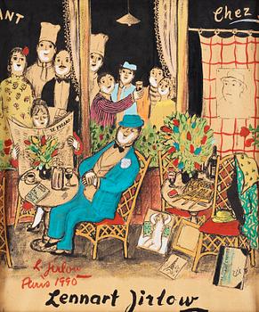 746. Lennart Jirlow, At the restaurant - Paris.