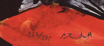 PETER DAHL, färglitografi, sign o numr 322/375.