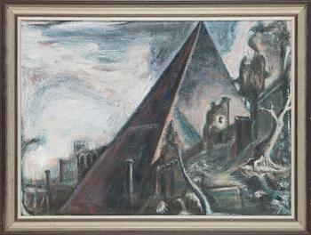Thomas Nyqvist, oil on canvas, a tergo signed and dated 1993.