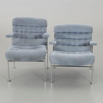2 pcs of armchairs, "Birgitta", Bruno Mathsson by Dux,