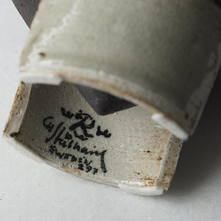 Carl-Harry Stålhane, a unique stoneware jar, Rörstrand, Sweden 1960's.