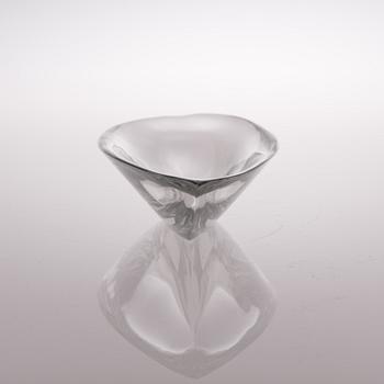 A piece of art glass model 3359, 3859, signed Tapio Wirkkala Iittala. Late 1950s.