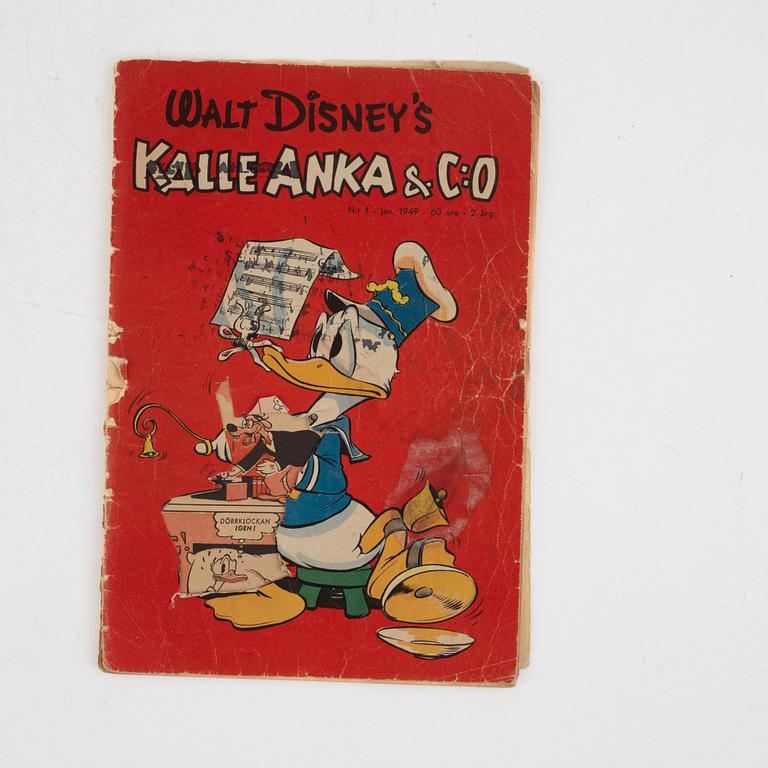 Comic book, "Kalle Anka & Co" No. 1, 1949.